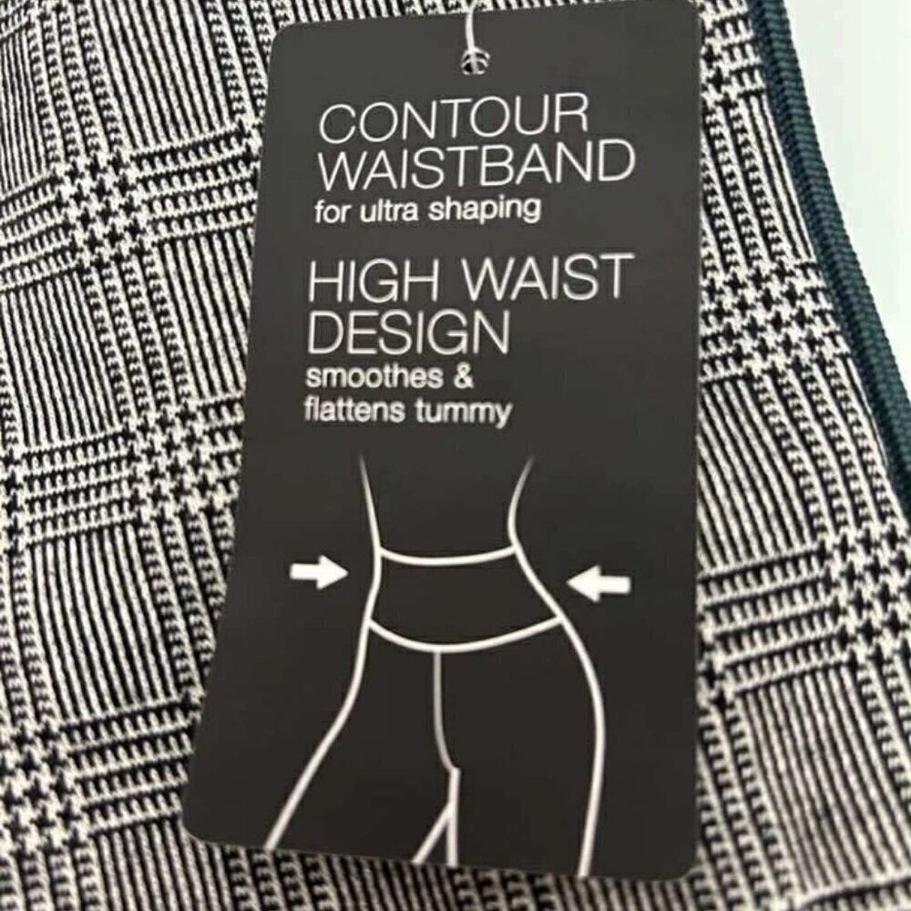 NEW INC Ultra Shaping High Waist Versatile Print Pattern Leggings - Medium - Picture 3 of 4